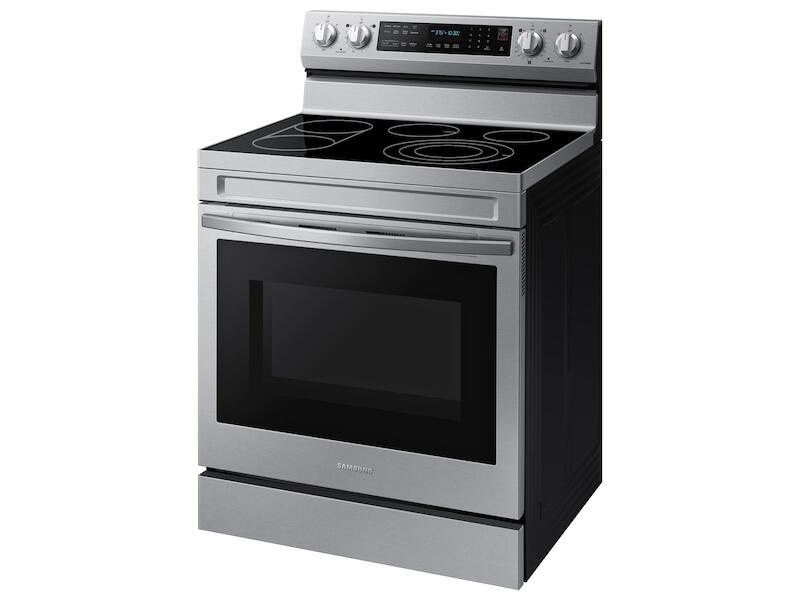 Samsung NE63A6711SS 6.3 Cu. Ft. Smart Freestanding Electric Range With No-Preheat Air Fry, Convection+ & Griddle In Stainless Steel