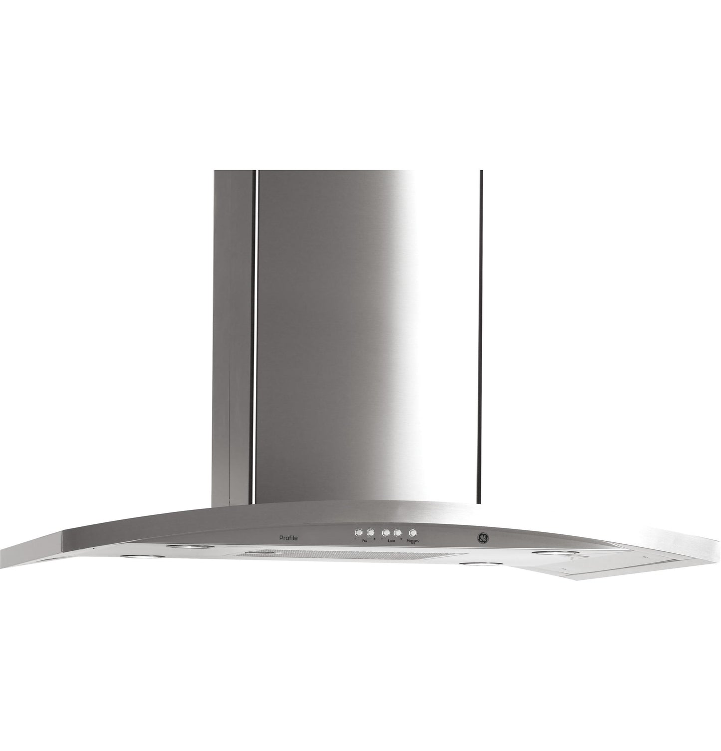 Ge Appliances UVI7361SWSS 36" Island-Mount Chimney Hood