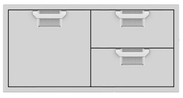 Hestan AESDR42RD Aspire Series - 42" Combo Door/Drawer - Matador / Red