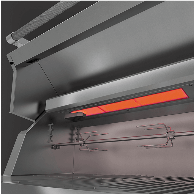 Hestan GMBR30LPDG Hestan 30" Liquid Propane Gas Built In Grill Gmbr30 - Dark Grey (Custom Color: Pacific Fog)