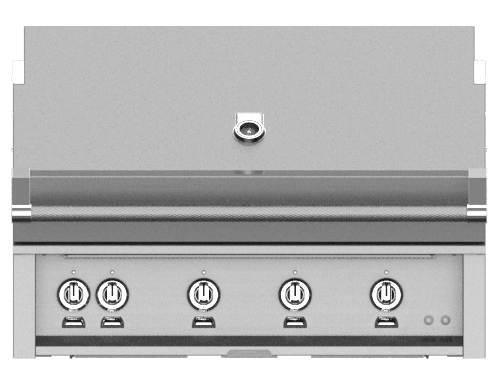 Hestan GABR42LP Hestan 42" Liquid Propane Gas Built In Grill Gabr42 - Stainless Steel (Standard Color)