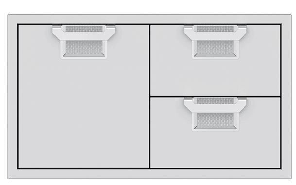 Hestan AESDR36OR Aspire Series - 36" Combo Door/Drawer - Citra / Orange
