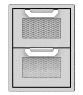 Hestan AGDR16WH Hestan 16" Double Drawers Agdr - White (Custom Color: Froth)