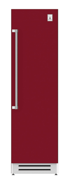 Hestan KRCR24BG 24" Column Refrigerator - Right Hinge - Burgundy / Tin Roof