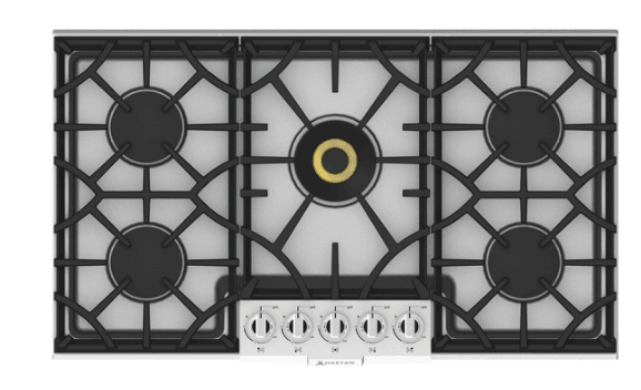 Hestan KGC36 36" Gas Cooktop With 5 Burners - Natural Gas