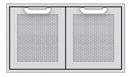 Hestan AGSD36 Hestan 36" Double Storage Doors Agsd - Stainless Steel (Standard Color)