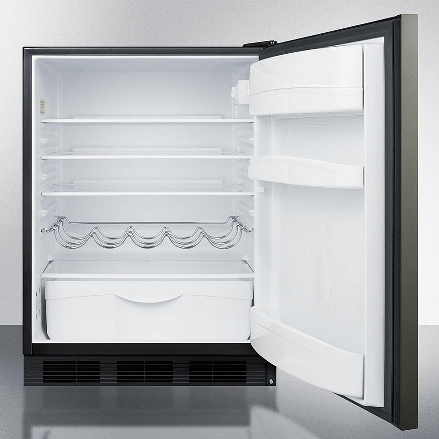 Summit FF63BKBIKSHH 24" Wide Built-In All-Refrigerator