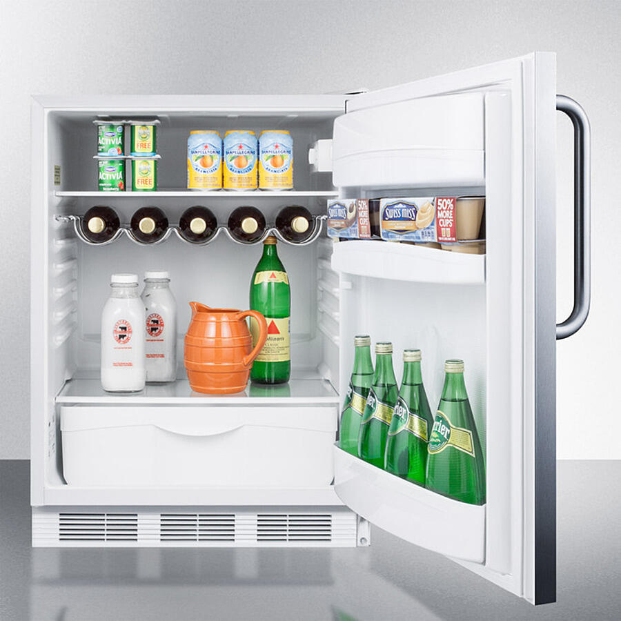 Summit FF61WBISSTB 24" Wide Built-In All-Refrigerator