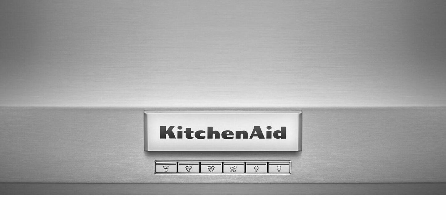 Kitchenaid KVWC956KSS 36" 585 Or 1170 Cfm Motor Class Commercial-Style Wall-Mount Canopy Range Hood - Stainless Steel