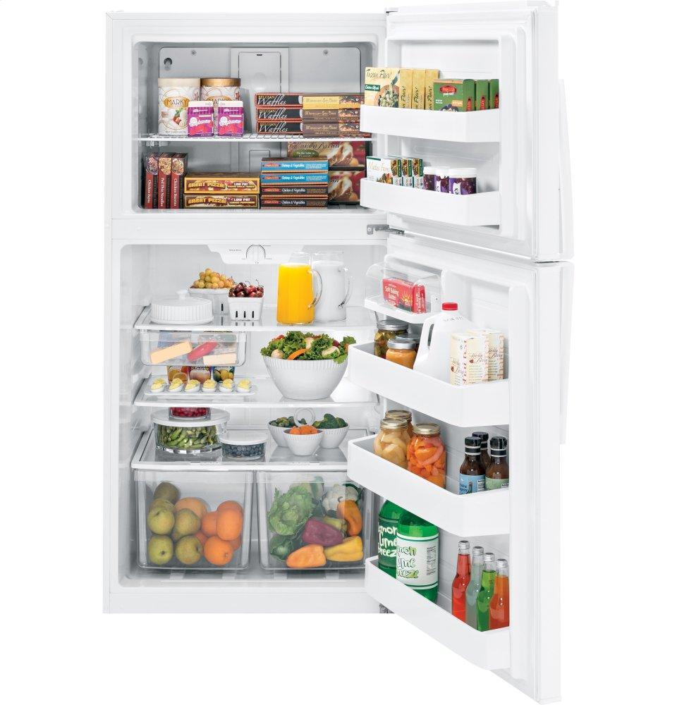 Ge Appliances GTE21GTHWW Ge® Energy Star® 21.1 Cu. Ft. Top-Freezer Refrigerator