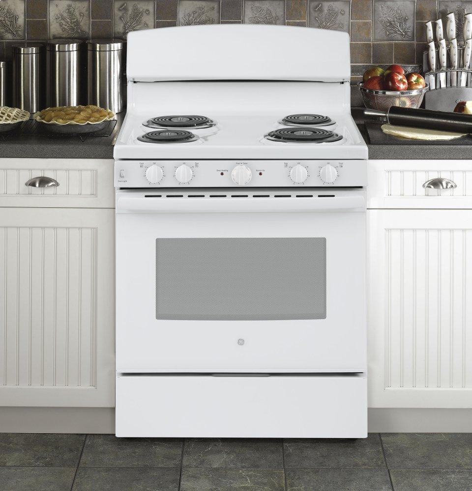 Ge Appliances JBS460DMWW Ge® 30" Free-Standing Electric Range