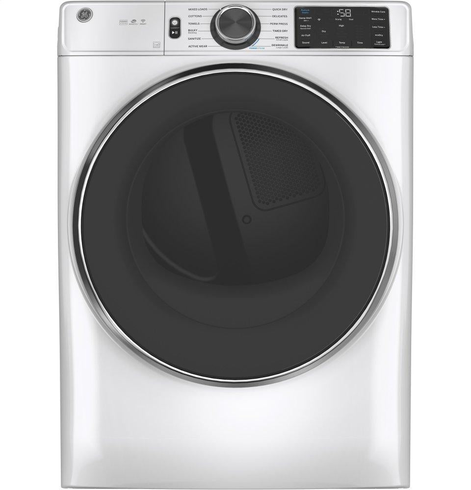 Ge Appliances GFD65GSSNWW Ge® 7.8 Cu. Ft. Capacity Smart Front Load Gas Dryer With Steam And Sanitize Cycle