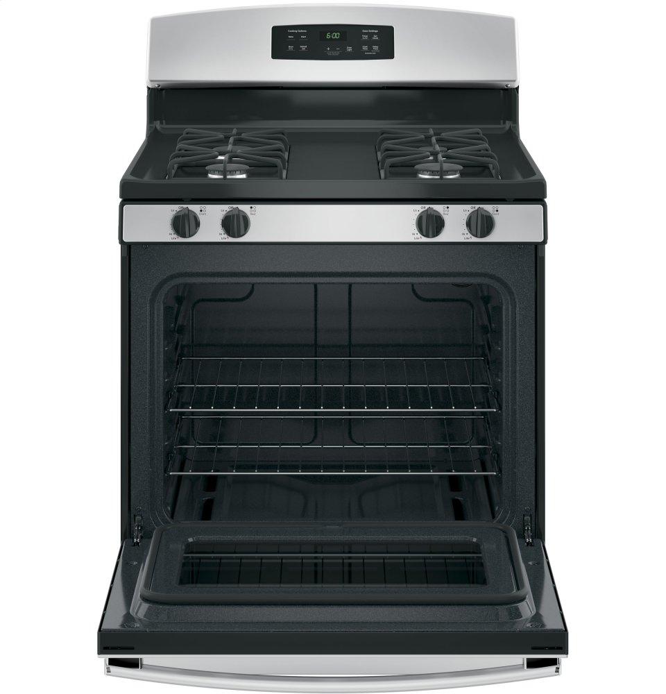 Ge Appliances JGBS60REKSS Ge® 30" Free-Standing Gas Range