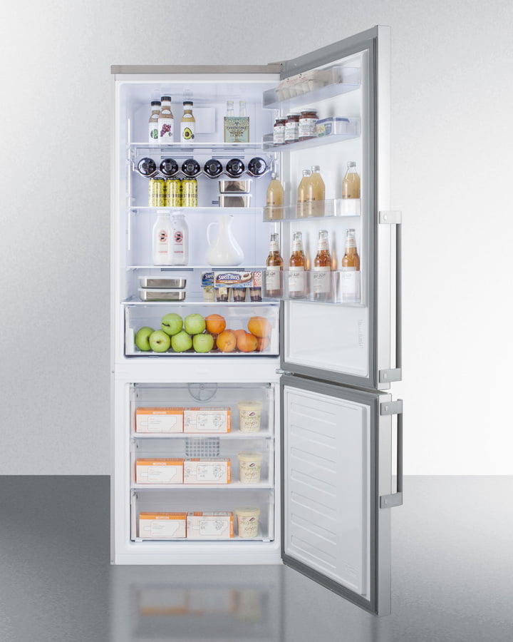 Summit FFBF286SS 28" Wide Bottom Freezer Refrigerator