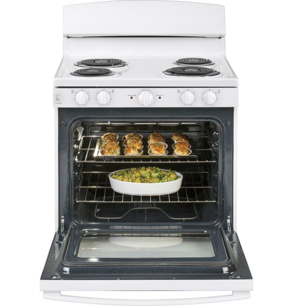 Ge Appliances JBS460DMWW Ge® 30" Free-Standing Electric Range