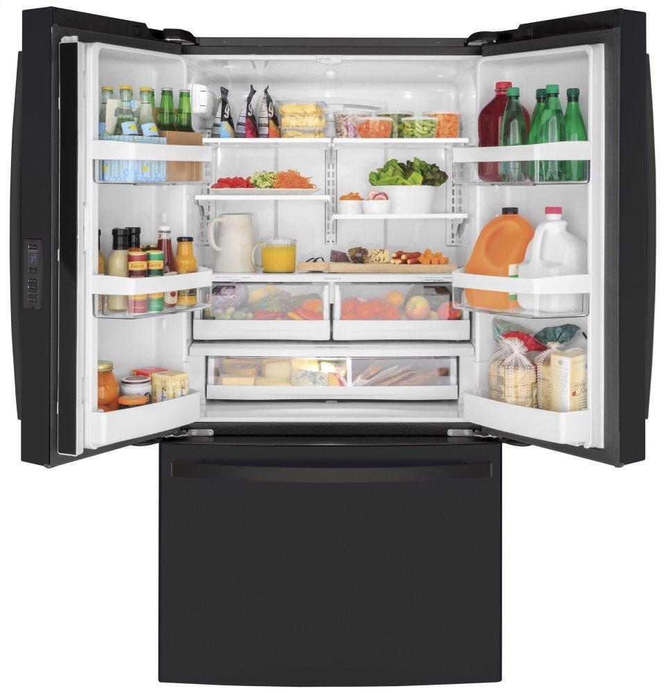 Ge Appliances GWE23GENDS Ge® Energy Star® 23.1 Cu. Ft. Counter-Depth French-Door Refrigerator