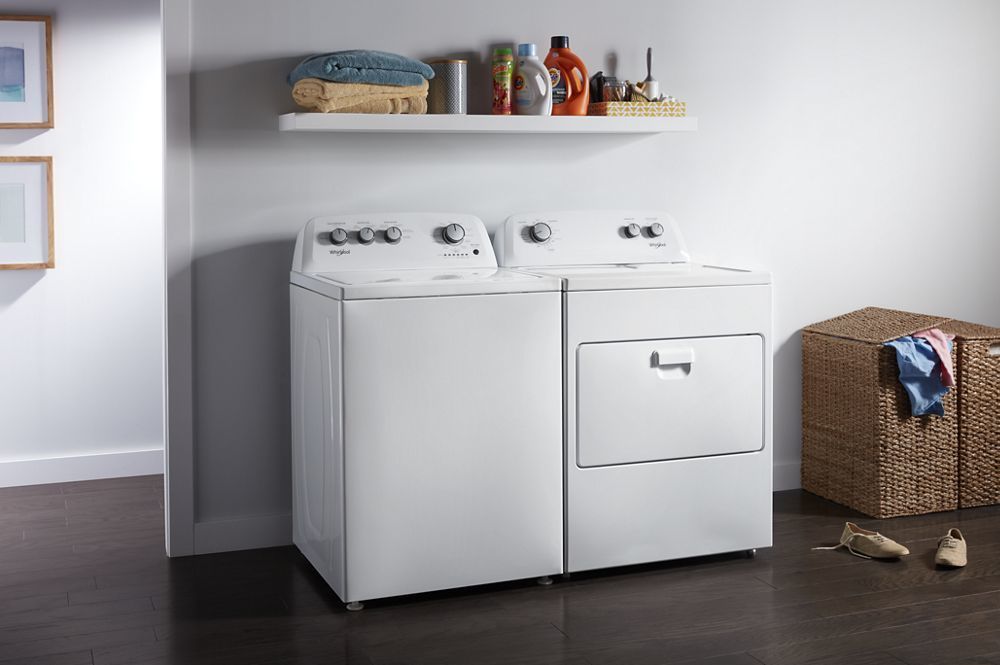 Whirlpool WTW4850HW 3.9 Cu. Ft. Top Load Washer With Soaking Cycles, 12 Cycles