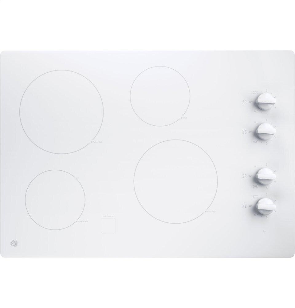 Ge Appliances JP3030TJWW Ge® 30" Built-In Knob Control Electric Cooktop