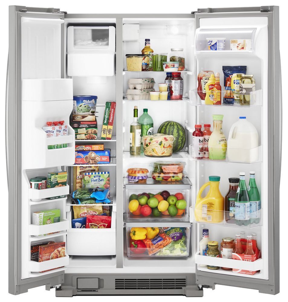 Whirlpool WRS335SDHM 36-Inch Wide Side-By-Side Refrigerator - 25 Cu. Ft.