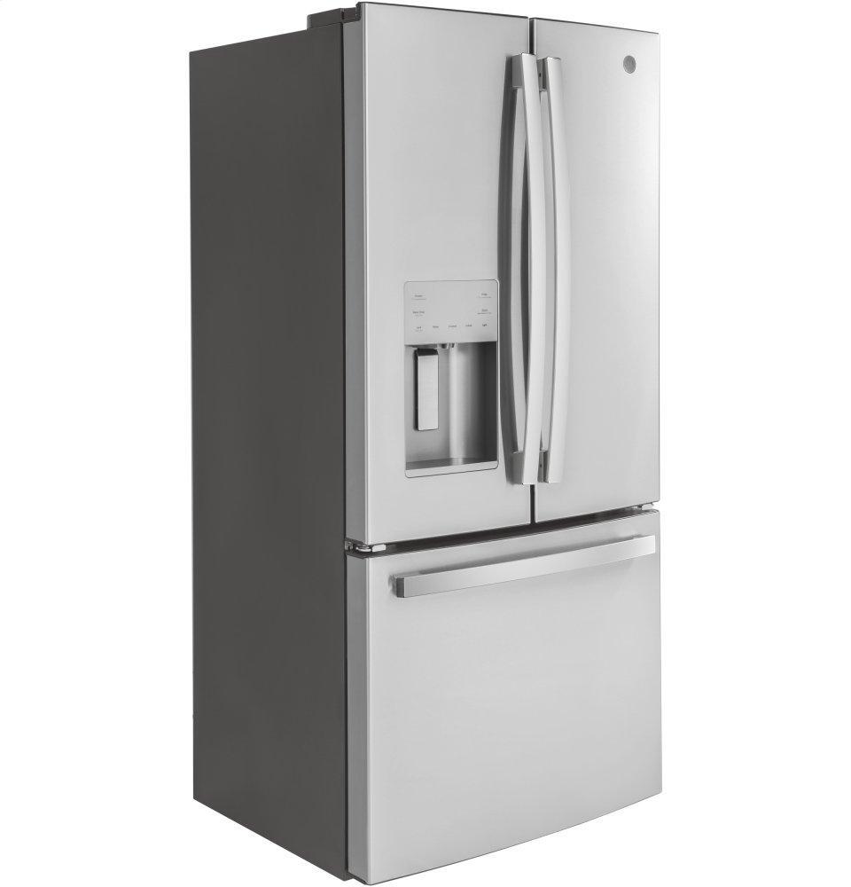 Ge Appliances GYE18JYLFS Ge® Energy Star® 17.5 Cu. Ft. Counter-Depth French-Door Refrigerator