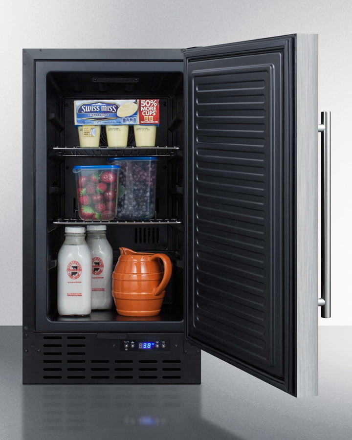 Summit FF1843BCSS 18" Wide Built-In All-Refrigerator