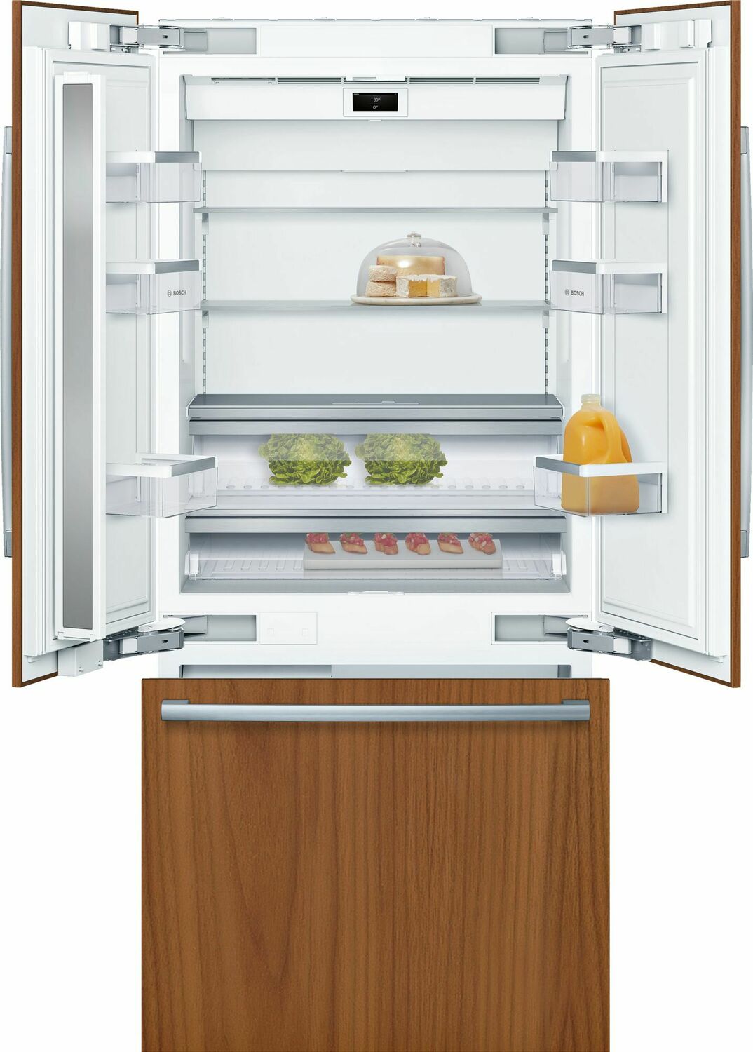 Bosch B36IT900NP Benchmark® Built-In Bottom Freezer Refrigerator 36'' B36It900Np