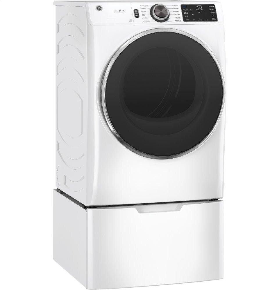 Ge Appliances GFD65GSSNWW Ge® 7.8 Cu. Ft. Capacity Smart Front Load Gas Dryer With Steam And Sanitize Cycle