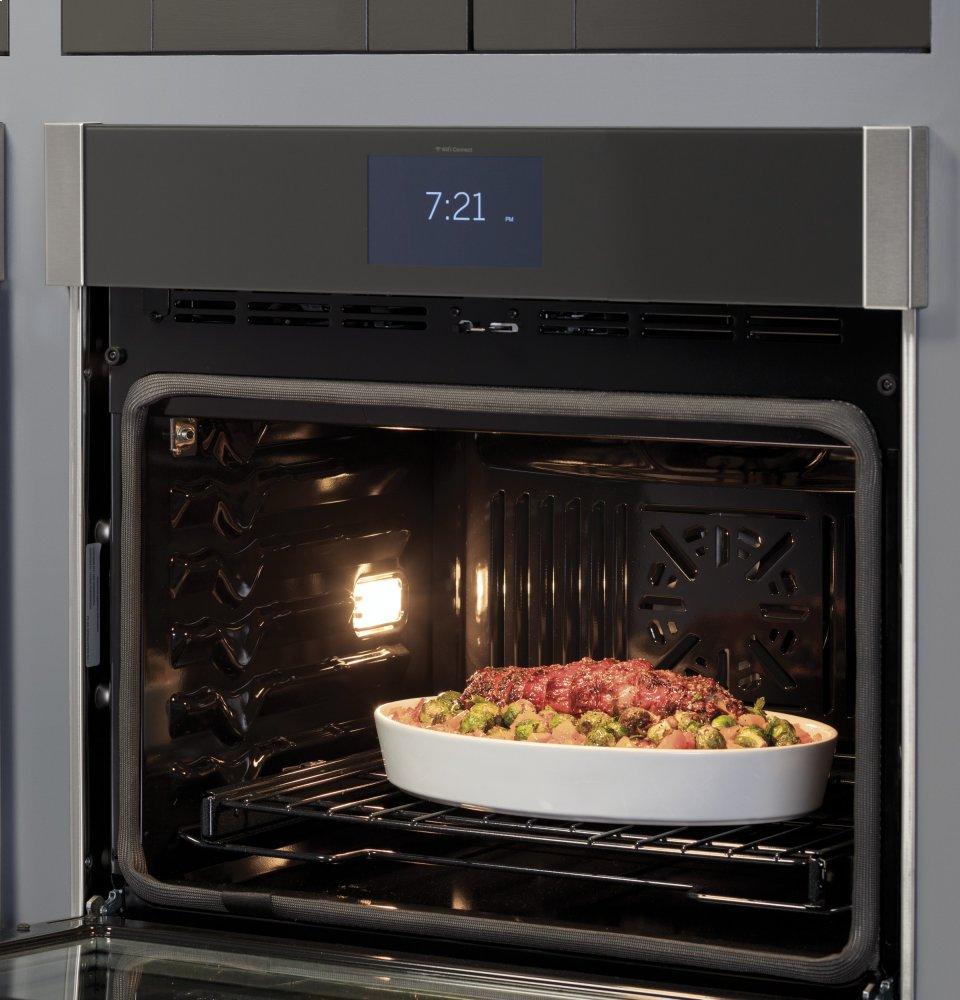 Ge Appliances PTS9000BNTS Ge Profile&#8482; 30" Smart Built-In Convection Single Wall Oven With In-Oven Camera And No Preheat Air Fry