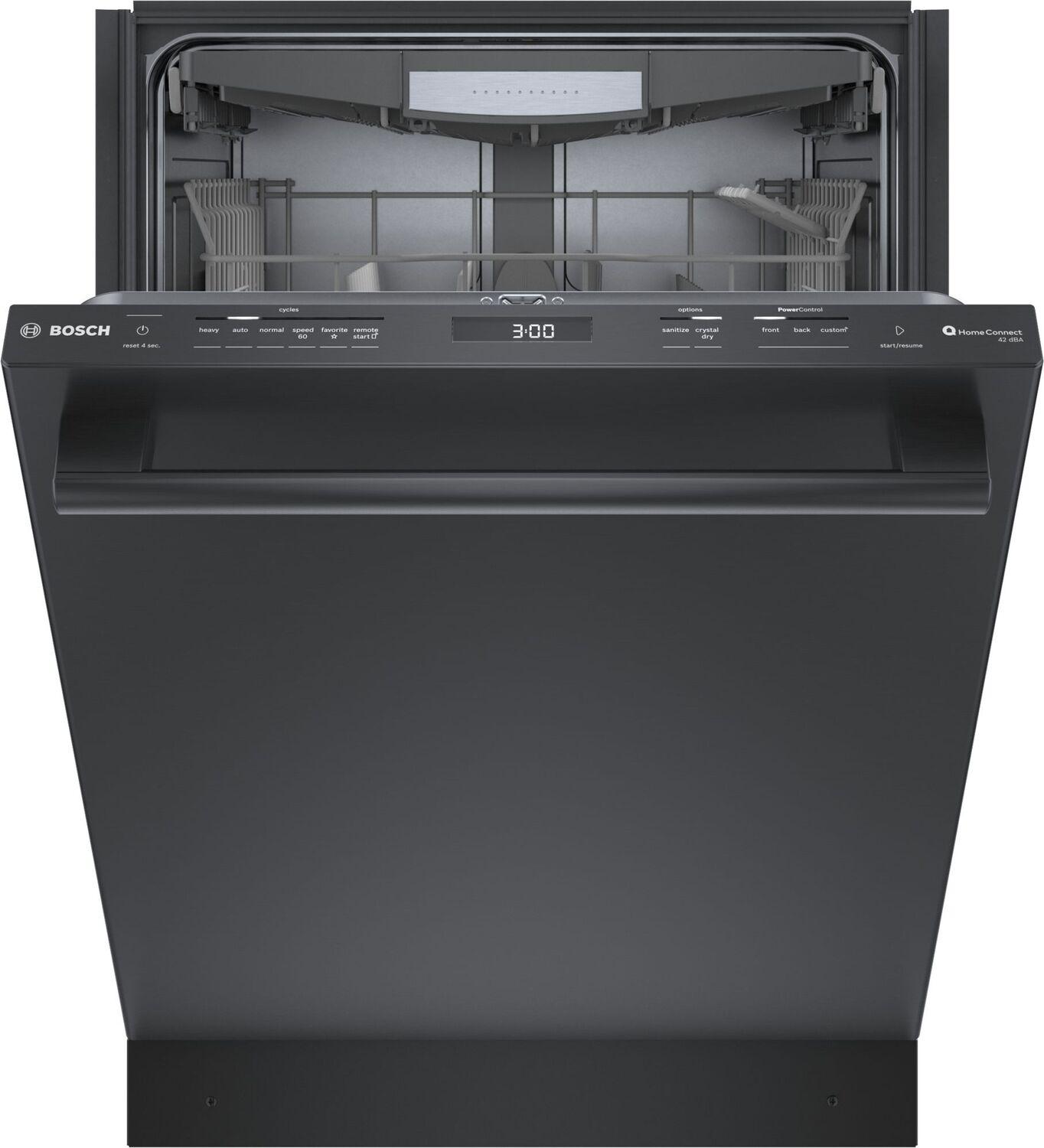 Bosch SHX78CM4N 800 Series Dishwasher 24" Black Stainless Steel