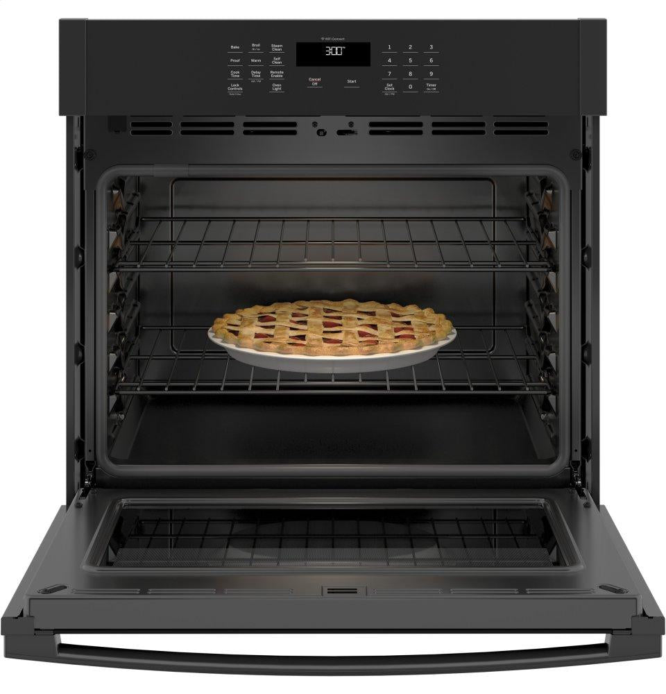 Ge Appliances JTS3000DNBB Ge® 30" Smart Built-In Self-Clean Single Wall Oven With Never-Scrub Racks