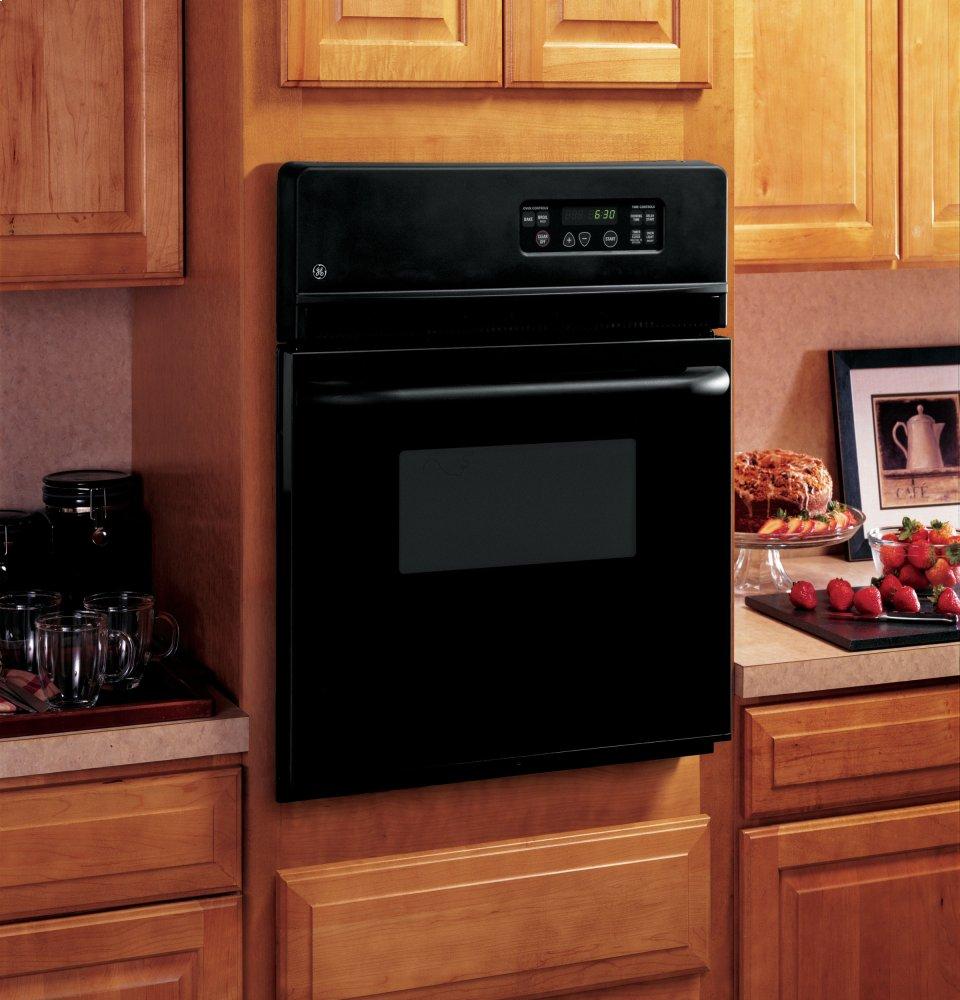 Ge Appliances JRS06BJBB Ge® 24" Electric Single Standard Clean Wall Oven