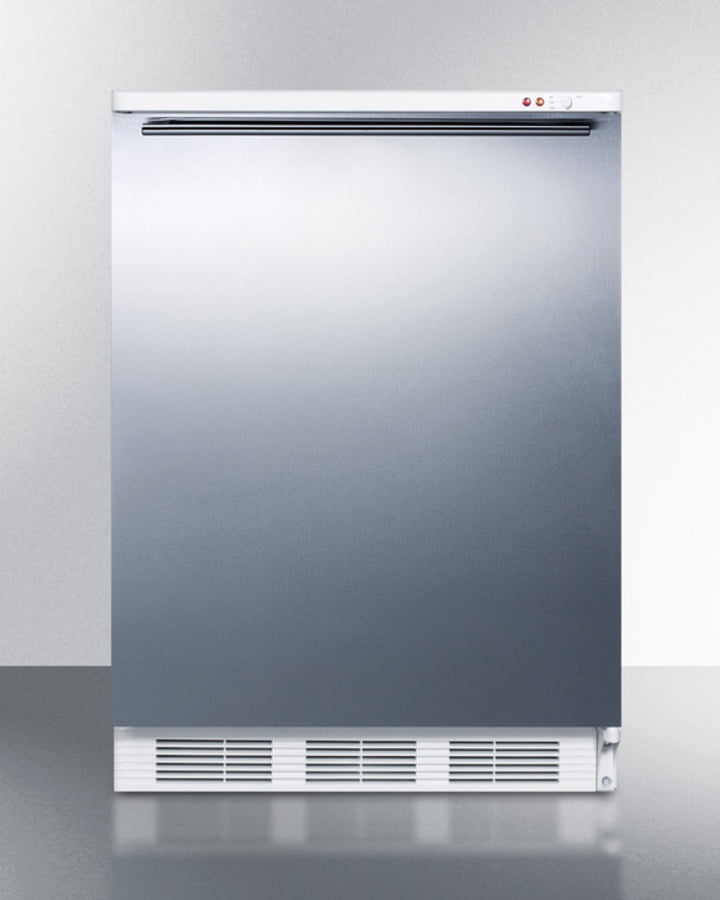 Summit VT65M7BISSHH Commercial Built-In Medical All-Freezer Capable Of -25 C Operation, With Wrapped Stainless Steel Door And Horizontal Handle