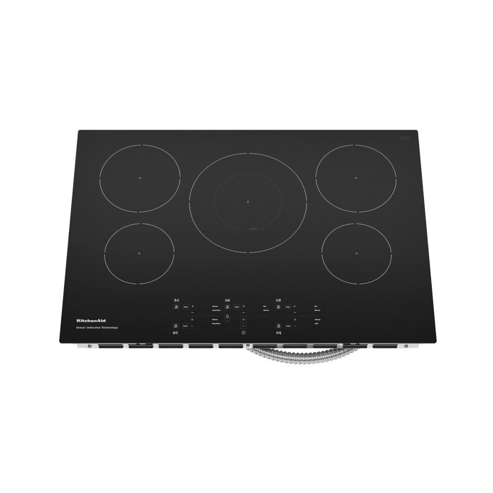 KitchenAid 30' Built-In Electric Induction Cooktop with 5 Elements Black  KCIG550JBL - Best Buy