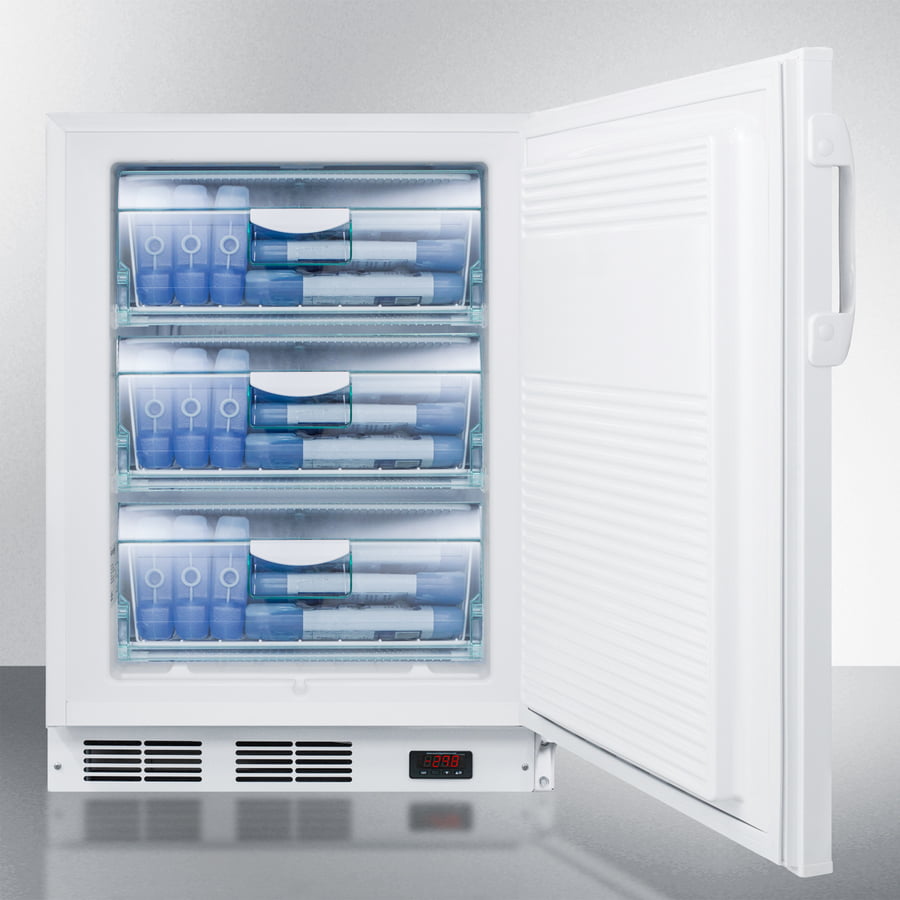 Summit VT65ADA Built-In Undercounter Ada Compliant Laboratory Freezer Capable Of -30 C (-22 F) Operation