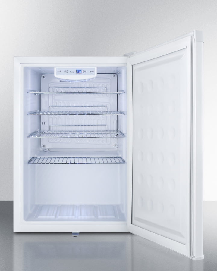 Summit FF31L7 Commercially Approved Countertop All-Refrigerator In White With Digital Thermostat