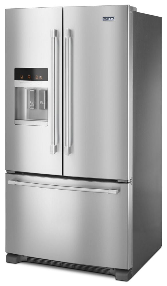 Maytag MFI2570FEZ 36- Inch Wide French Door Refrigerator With Powercold® Feature - 25 Cu. Ft.