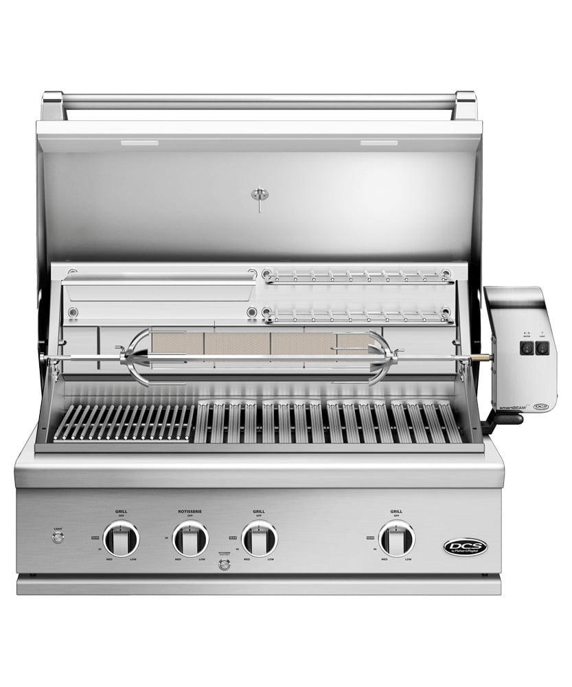 Dcs BE136RCL 36" Grill, Rotisserie And Charcoal, Lp Gas