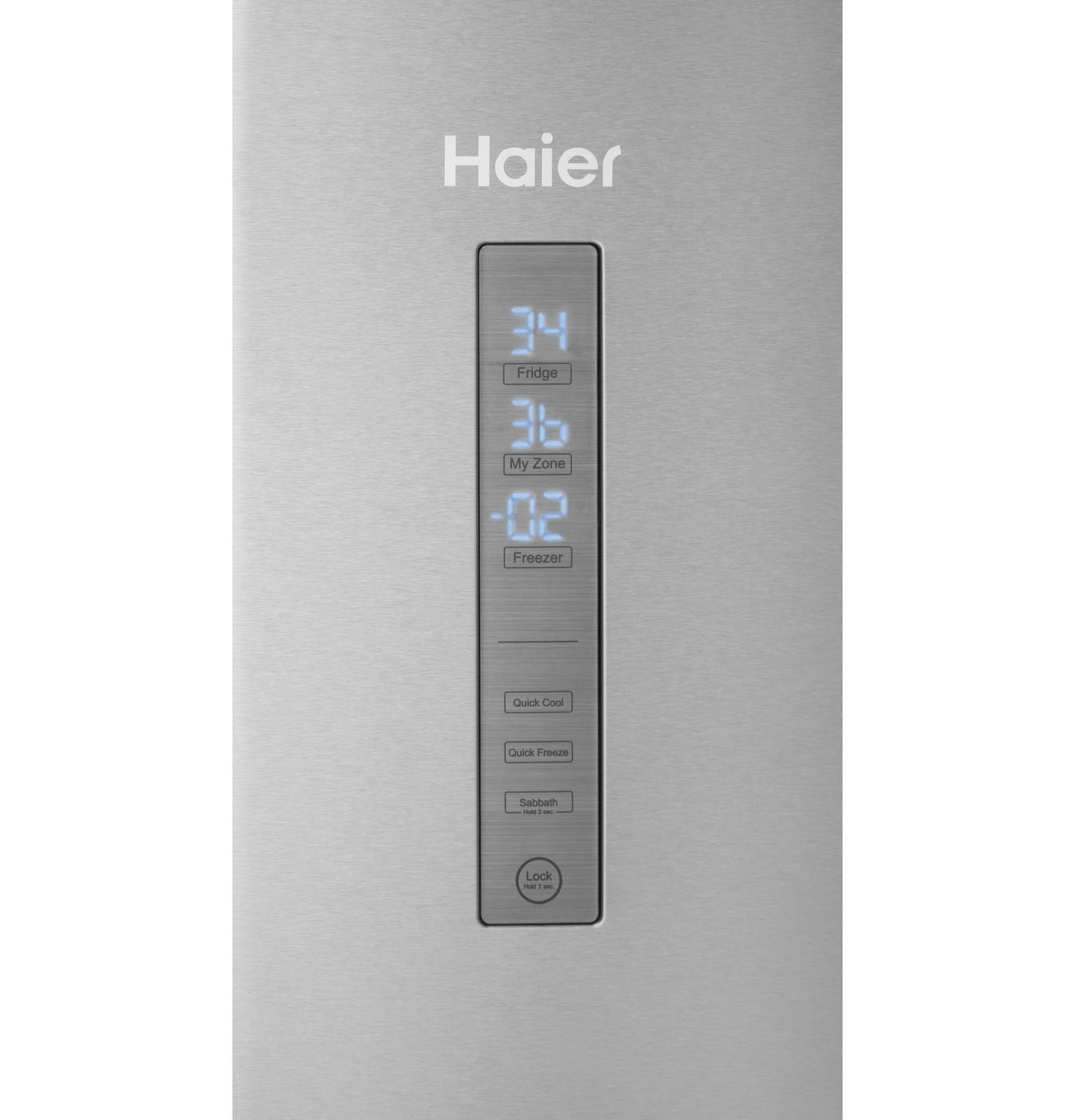 Haier HRB15N3BGS 15 Cu. Ft. Bottom Freezer Refrigerator