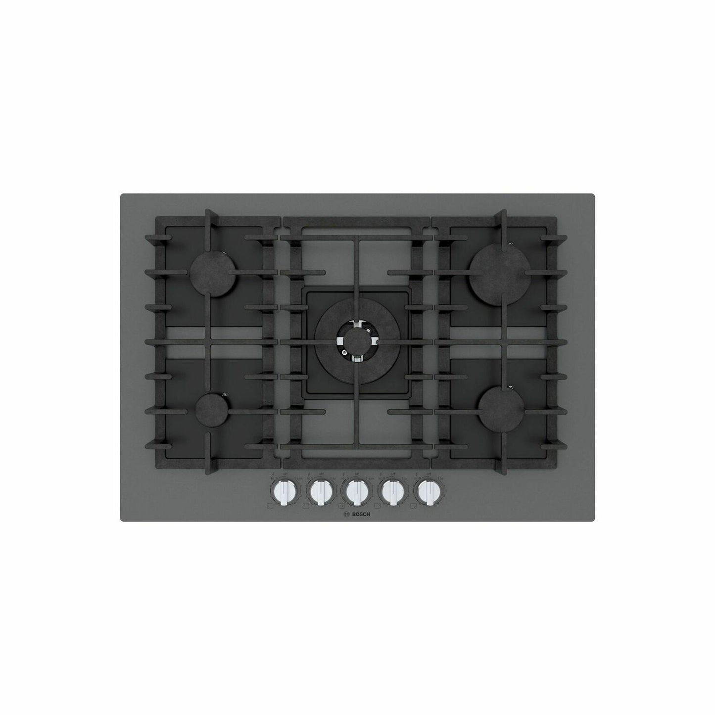 Bosch NGMP077UC Benchmark® Gas Cooktop 30'' Hard Glass, Dark Silver Ngmp077Uc