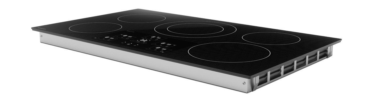 Sharp SDH3652DB 36 In. Width Induction Cooktop, European Black Mirror Finish Made With Premium Schott® Glass