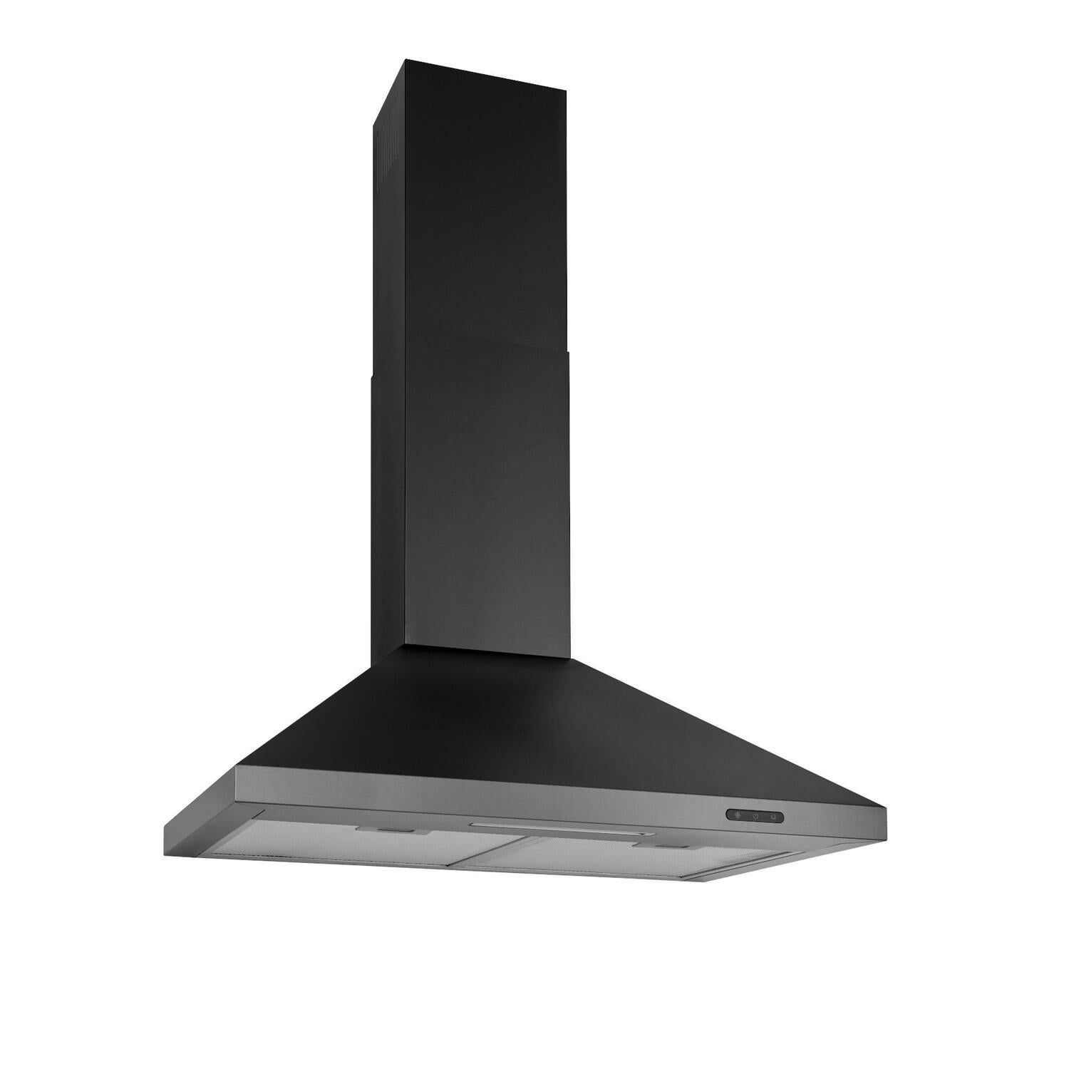 Broan EW4830BLS Broan® 30-Inch Convertible Wall-Mount Chimney Range Hood, 400 Cfm, Black Stainless Steel