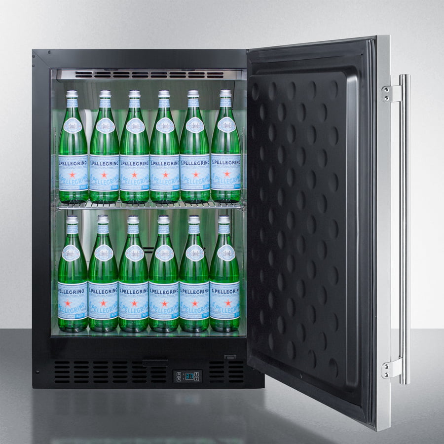 Summit SCR610BLSD 24" Wide Built-In Beverage Center