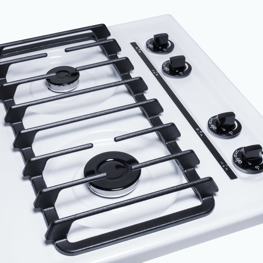 Summit WTL033S 24" Wide 4-Burner Gas Cooktop