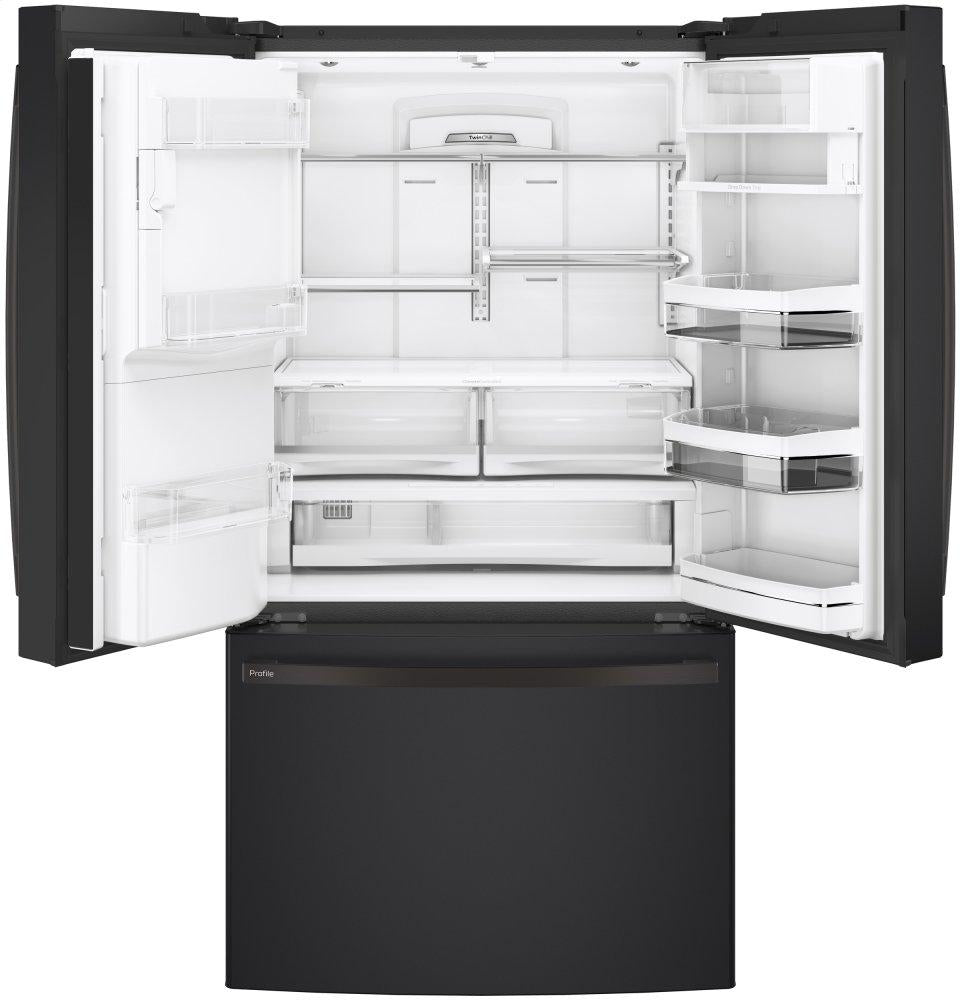 Ge Appliances PYE22KELDS Ge Profile&#8482; Series Energy Star® 22.1 Cu. Ft. Counter-Depth French-Door Refrigerator With Hands-Free Autofill