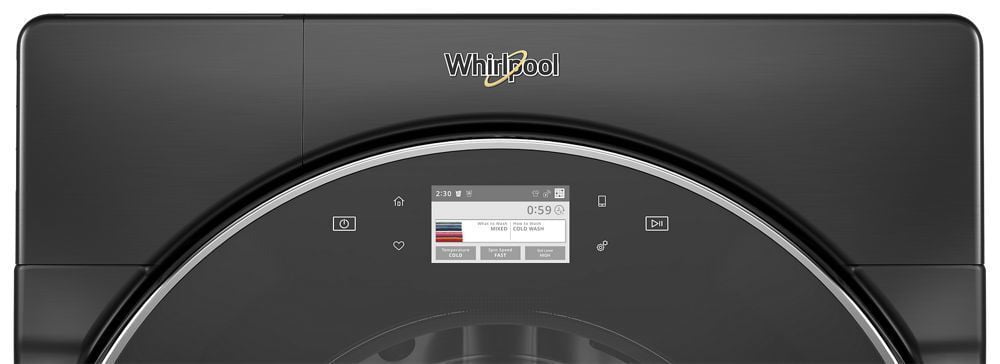 Whirlpool WFW9620HBK 5.0 Cu. Ft. Smart Front Load Washer With Load & Go Xl Plus Dispenser