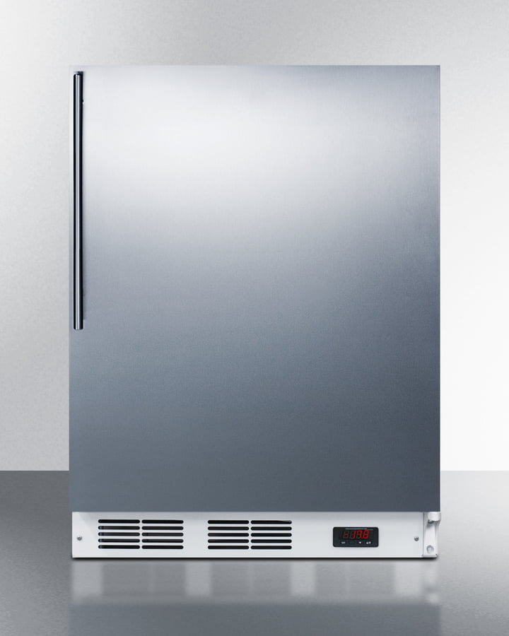 Summit VT65MSSHVADA Ada Compliant Freestanding Medical All-Freezer Capable Of -25 C Operation, With Stainless Steel Door And Thin Handle