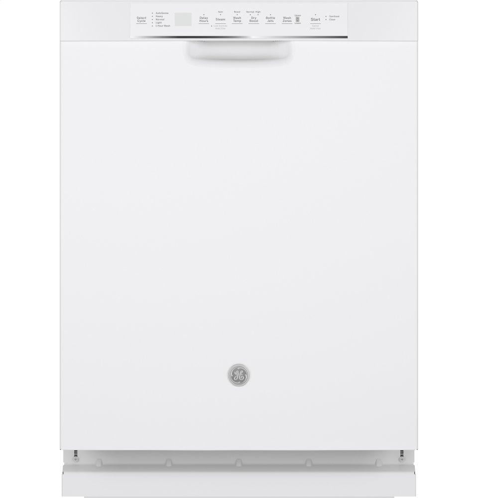 Ge Appliances GDF645SGNWW Ge® Front Control With Stainless Steel Interior Dishwasher With Sanitize Cycle & Dry Boost