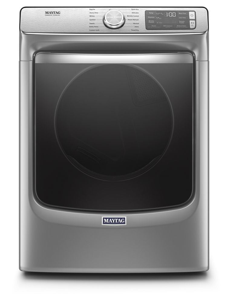 Maytag MGD8630HC Smart Front Load Gas Dryer With Extra Power And Advanced Moisture Sensing With Industry-Exclusive Extra Moisture Sensor - 7.3 Cu. Ft.