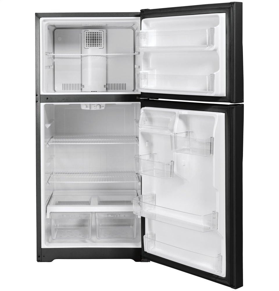 Ge Appliances GTE19DTNRBB Ge® Energy Star® 19.2 Cu. Ft. Top-Freezer Refrigerator