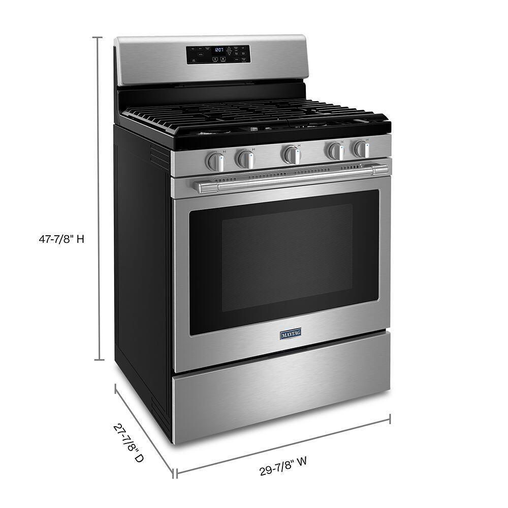 Maytag MGR7700LZ Gas Range With Air Fryer And Basket - 5.0 Cu. Ft.